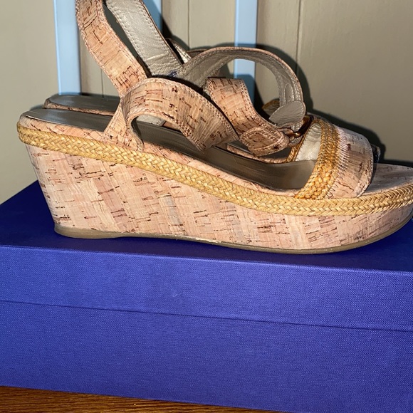 Stuart Weitaman Cork Sandals - Picture 5 of 10